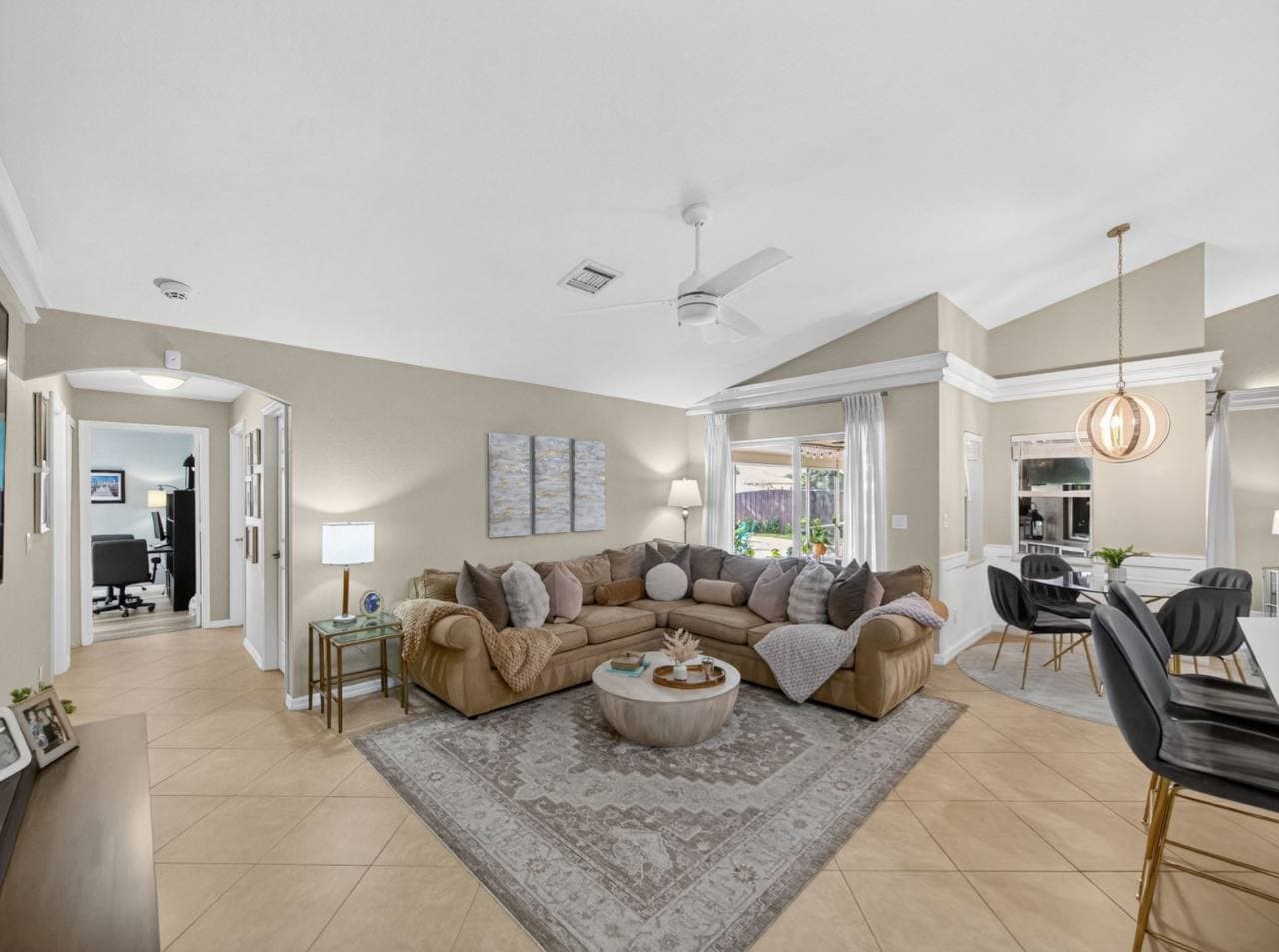 Second bedroom with hardwood floors